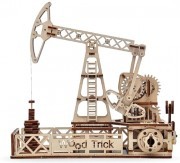 Деревянный 3D-конструктор Wood Trick - Нефтяная Вышка, Коричневый