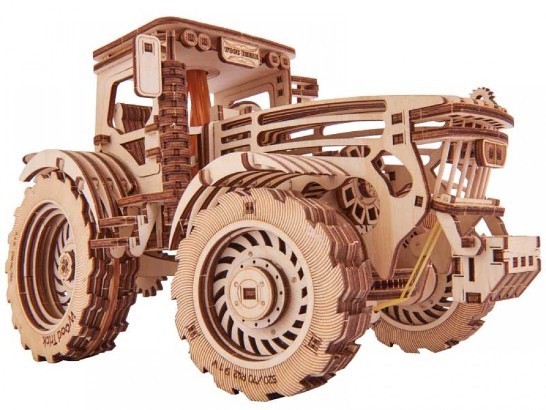 Деревянный 3D-конструктор Wood Trick - Трактор