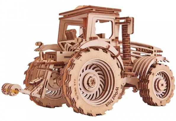 Деревянный 3D-конструктор Wood Trick - Трактор