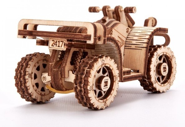 Деревянный 3D-конструктор Wood Trick - Набор машинок