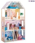 Кукольный дом с мебелью Paremo Поместье Риверсайд, Розовый