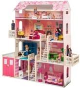 Кукольный дом с мебелью Paremo Нежность, Розовый