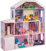 Кукольный дом с мебелью Paremo Фантазия, Сиреневый