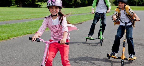 инерционный самокат